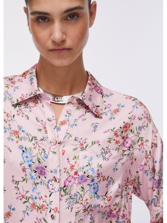 Liu Jo Liu Jo Camicia CA6207TS562P9630 Viola Regular Fit