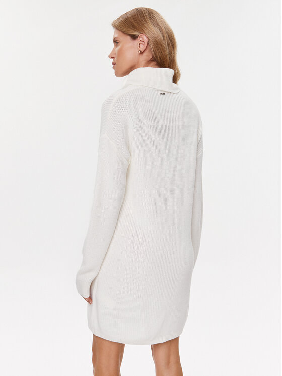 Liu Jo Liu Jo Трикотажна сукня MF3076 MA51I Білий Relaxed Fit