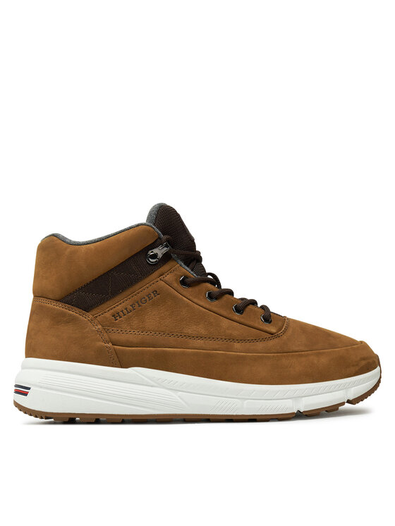 Tommy Hilfiger Snīkeri Hilfiger Warm Nubuck Hybrid B FM0FM05189 Brūns