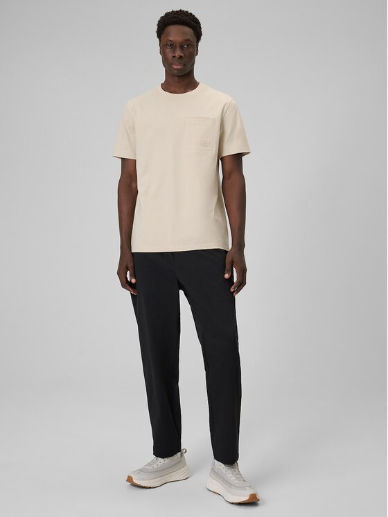 4F 4F T-shirt 4FRSS26TTSHM3637-83S Marrone Regular Fit