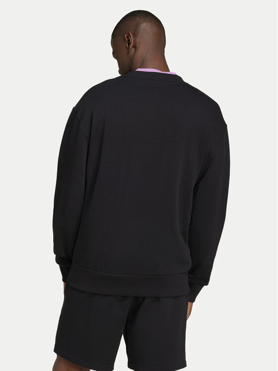 adidas adidas Majica dugih rukava ALL SZN French Terry IX1261 Crna Loose Fit