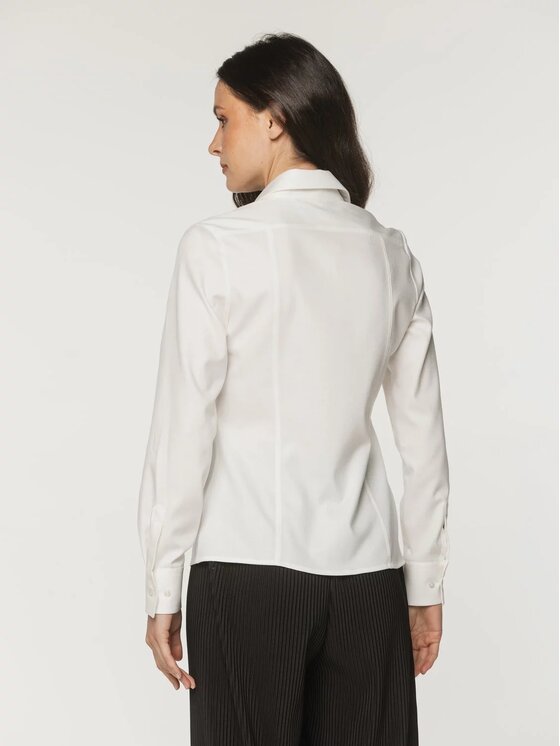 Willsoor Willsoor Koszula 61470 Biały Slim Fit