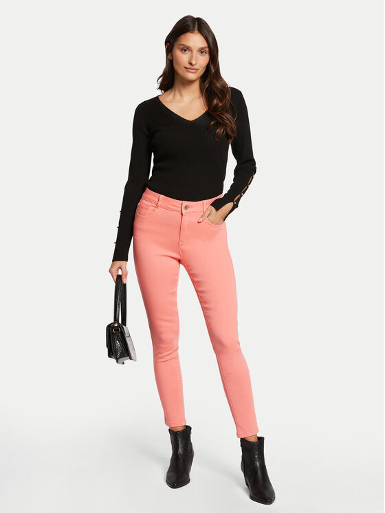 Morgan Morgan Traperice 241-POLIA1 Koraljna Skinny Fit