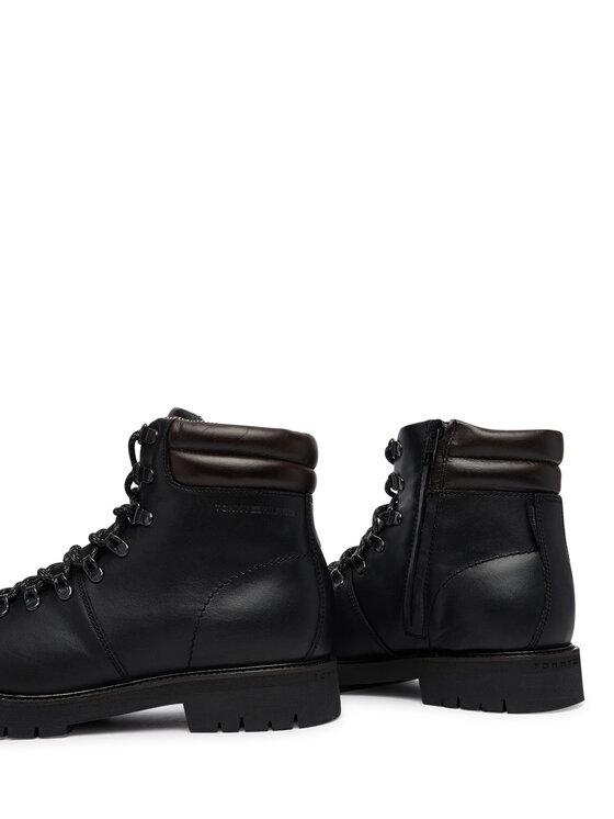 Tommy Hilfiger Tommy Hilfiger Trzewiki Elevated Outdoor Lth Wpm Boot FM0FM05995 Czarny