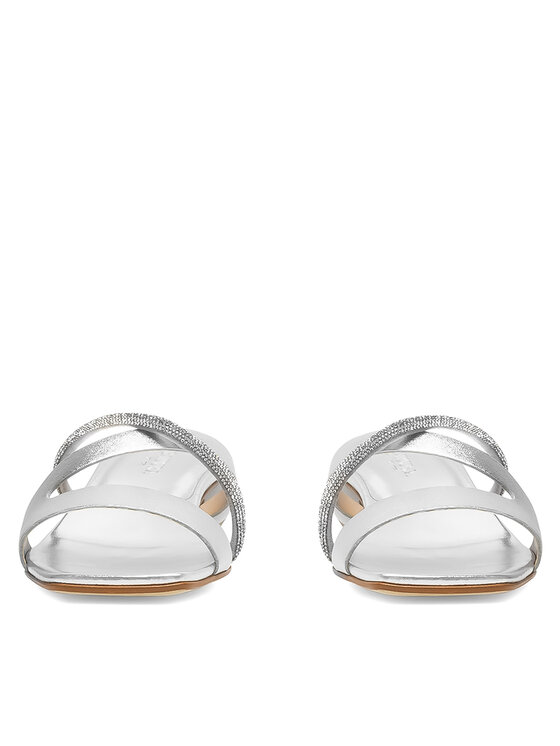 Badura Badura Klapki BRITTOLI-A022-01-01 Srebrny