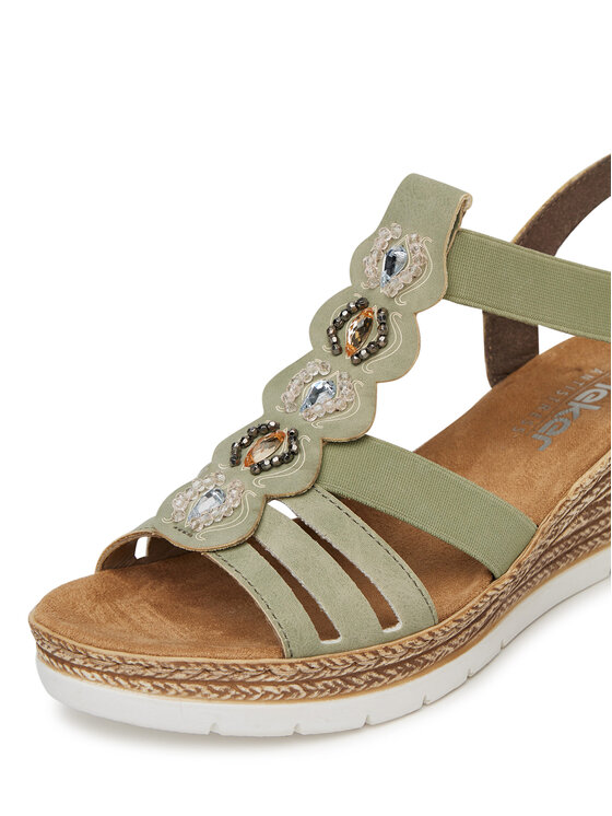 Rieker Rieker Sandale 619B2-52 Verde