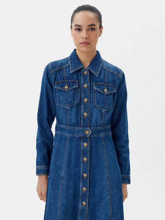 Luisa Spagnoli Luisa Spagnoli Дънкова рокля Pagella 541651 Син Regular Fit