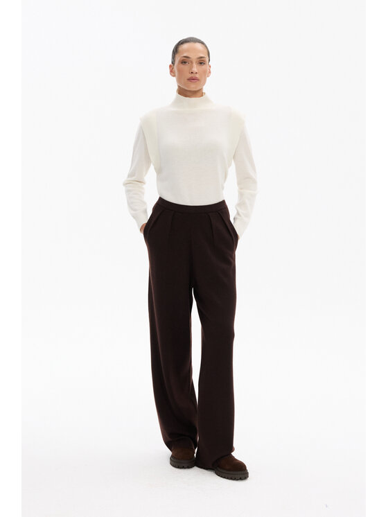 Deni Cler Milano Deni Cler Milano Spodnie dresowe T-DC-550D-F5-90-70-1 Brązowy Loose Leg