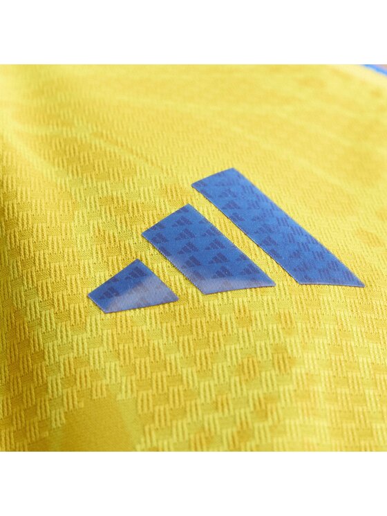 adidas adidas Koszulka techniczna Colombia Żółty Slim Fit