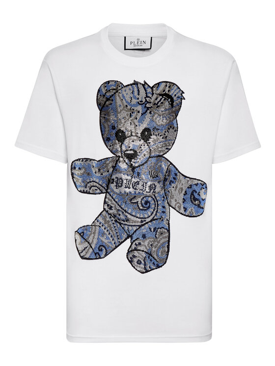 PHILIPP PLEIN PHILIPP PLEIN T-shirt 1099 Bianco Regular Fit