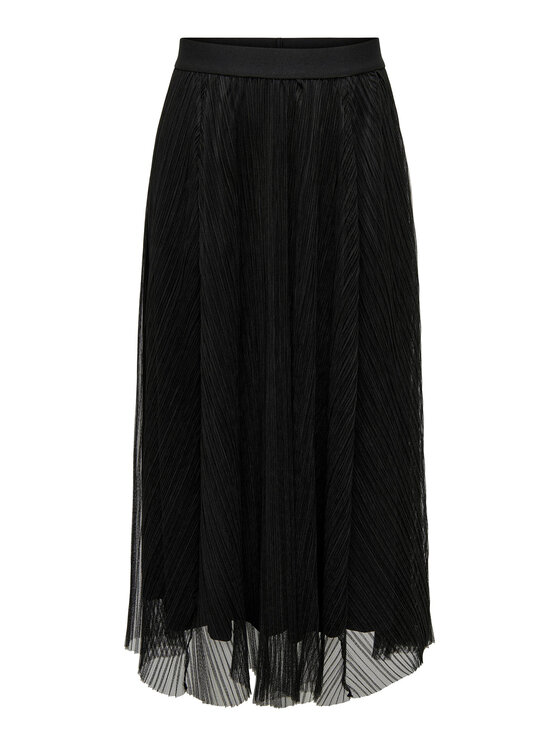 ONLY ONLY Спідниця-міді 15214303 Чорний Regular Fit