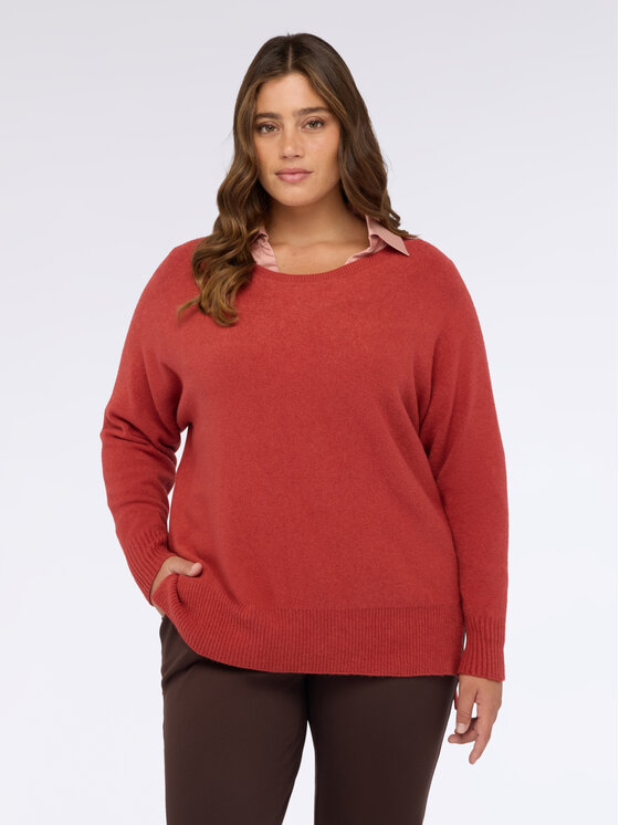 Fiorella Rubino Fiorella Rubino Maglione M027E002013N012 Arancione Regular Fit