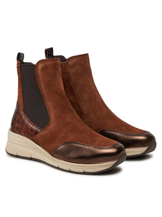 Tamaris Tamaris Polokozačky 1-25448-43 Hnědá