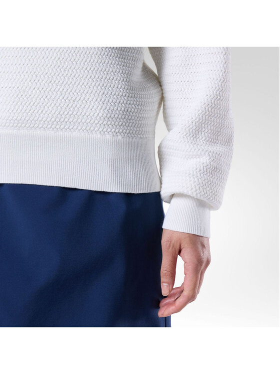 Rossignol Rossignol Sweter W Knitted V Neck Biały Regular Fit