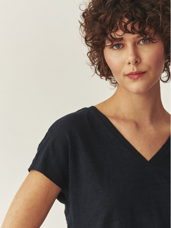 TATUUM TATUUM Blúzka VONYKA Tmavomodrá Classic Fit
