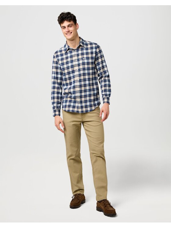 Wrangler Wrangler Jeansy GREENSBORO Beżowy Straight Leg
