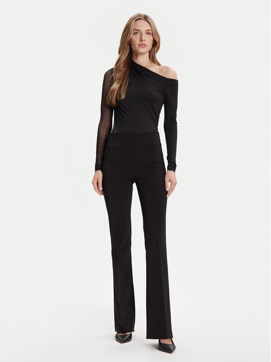 Simona Corsellini Simona Corsellini Μπλουζάκι A25CPMG00201 Μαύρο Slim Fit