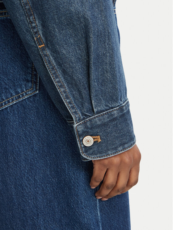 Calvin Klein Jeans Calvin Klein Jeans Kurtka jeansowa LV047H921G Granatowy Regular Fit