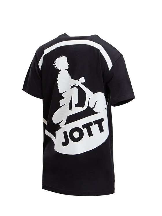 Jott Jott T-Shirt Pietro Logo Czarny Regular Fit