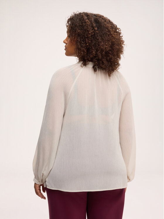 Fiorella Rubino Fiorella Rubino Blusa 2024L000684N011 Bianco Over Fit
