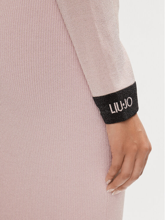 Liu Jo Sport Liu Jo Sport Úpletové šaty TA4012 MS014 Ružová Regular Fit