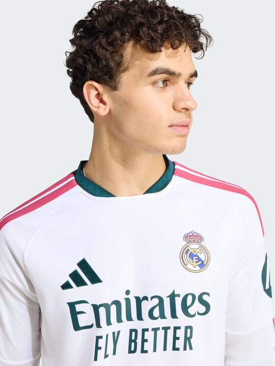 adidas adidas Koszulka techniczna 169960 Biały Slim Fit