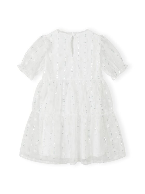 minoti minoti Sukienka elegancka 22party57 Biały Regular Fit