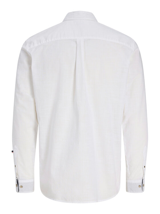 Jack & Jones Jack & Jones Košile Henry 12289197 Bílá Regular Fit