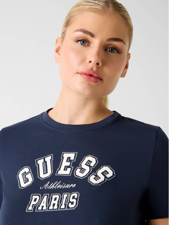 Guess Guess T-Shirt 180854 Niebieski Classic Fit