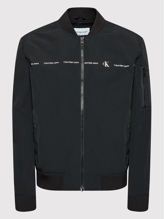 Calvin Klein Jeans Calvin Klein Jeans Kurtka bomber J30J320276 Czarny Regular Fit