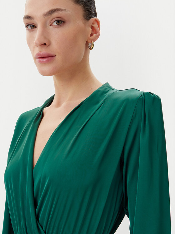 Rinascimento Rinascimento Večernja haljina CFC0123670003 Zelena Regular Fit