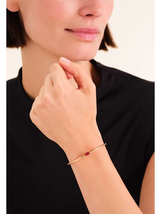Rosefield Rosefield Bransoletka Playful Diamonds Czerwony