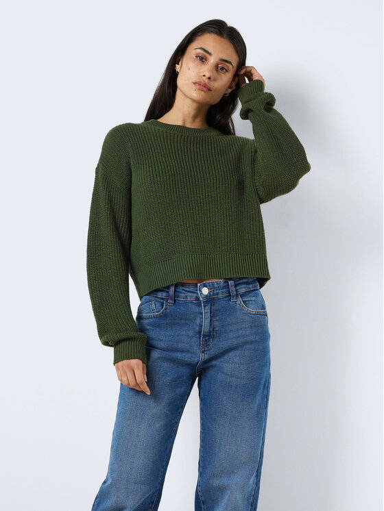 Noisy May Noisy May Pulover Maysa 27021536 Zelena Relaxed Fit