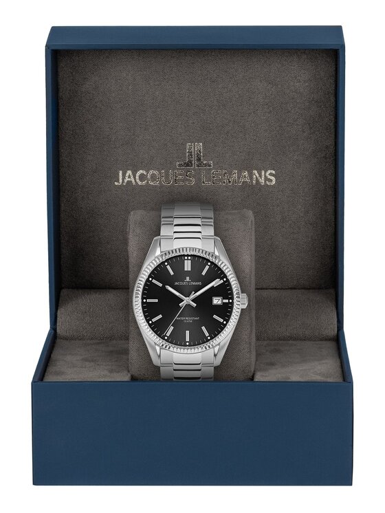 Jacques Lemans Jacques Lemans Zegarek 50-3A Srebrny