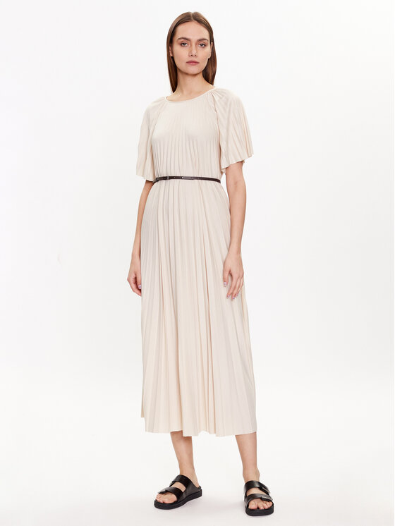 Fabiana Filippi Fabiana Filippi Kasdieninė suknelė ABD273W184 Smėlio Loose Fit