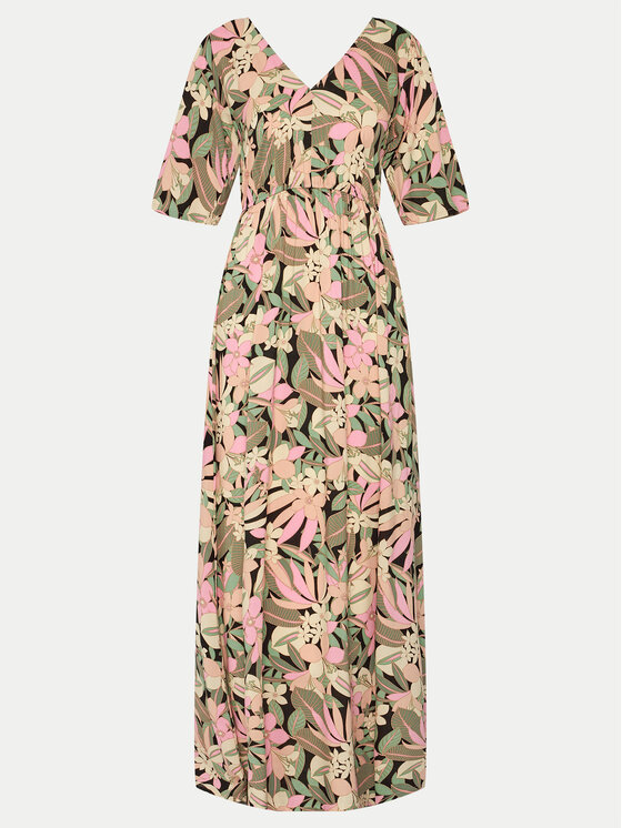 Roxy Roxy Letné šaty Peaceful Swell Again ERJWD03789 Farebná Regular Fit