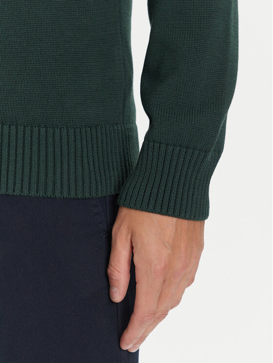 Gant Gant Sweter 8030170 Zielony Regular Fit