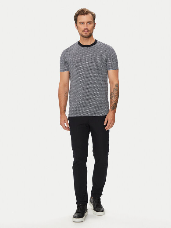 BOSS Boss Marškinėliai H-Thompson 204 50518883 Juoda Regular Fit