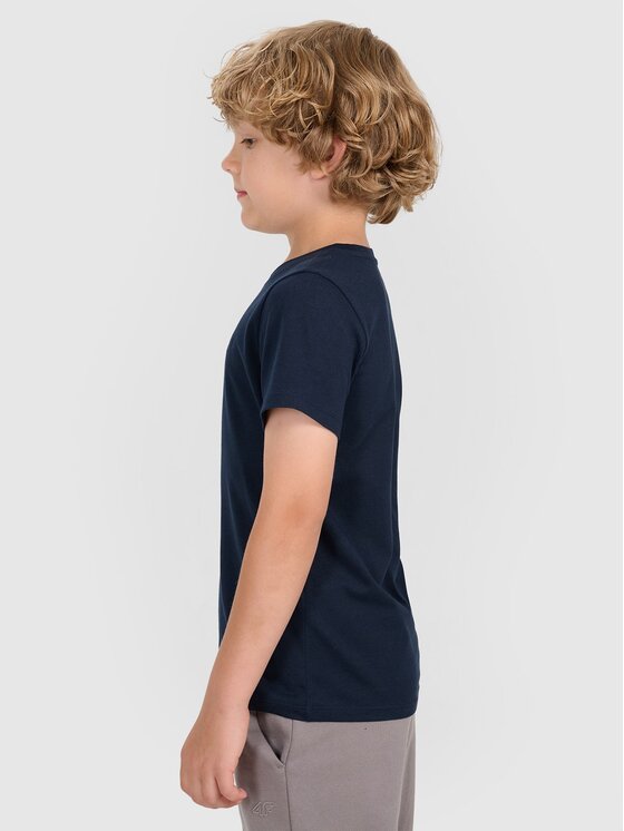 4F 4F T-Shirt 4FJWMM00TTSHM2330-31S Μπλε Regular Fit
