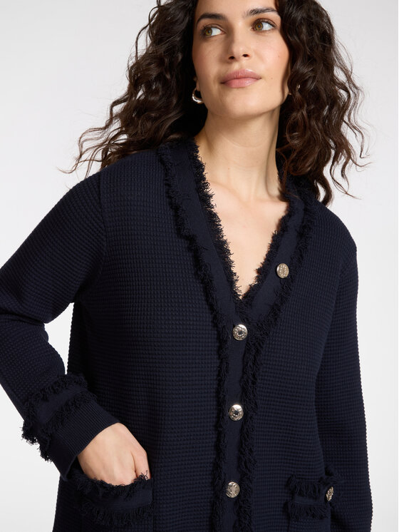 Elena Mirò Elena Mirò Kardigan M073Z000838N034 Niebieski Regular Fit