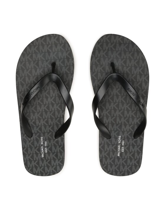 MICHAEL Michael Kors MICHAEL Michael Kors Джапанки Travis Flip Flop 42S2TRFA2Q Черен