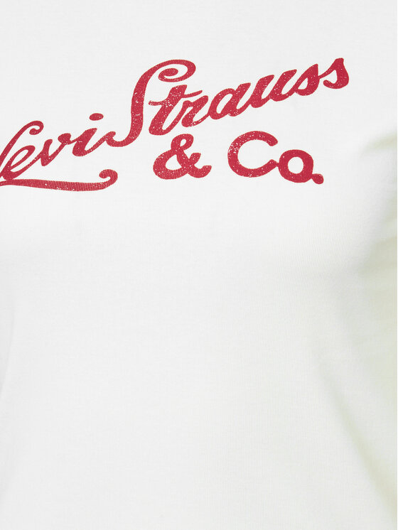 Levi's® Levi's® T-krekls Essential Sporty A8798-0023 Écru Slim Fit