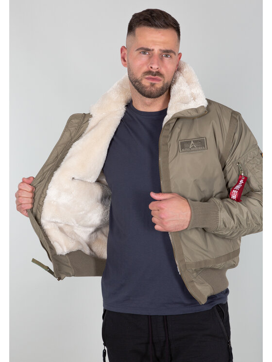 Alpha Industries Alpha Industries Kurtka bomber B-15 III TT Two Tone Bomber Jacket Brązowy Regular Fit