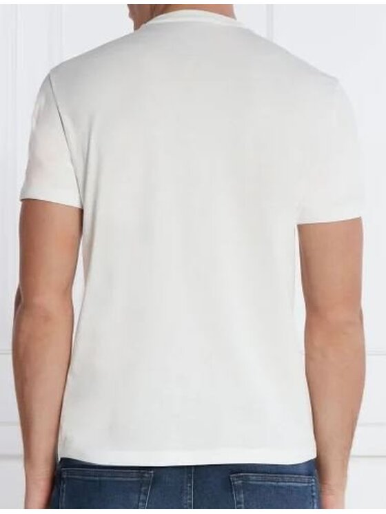 Armani Exchange Armani Exchange Tričko 3DZTHB ZJ8EZ 1116 Biela Slim Fit
