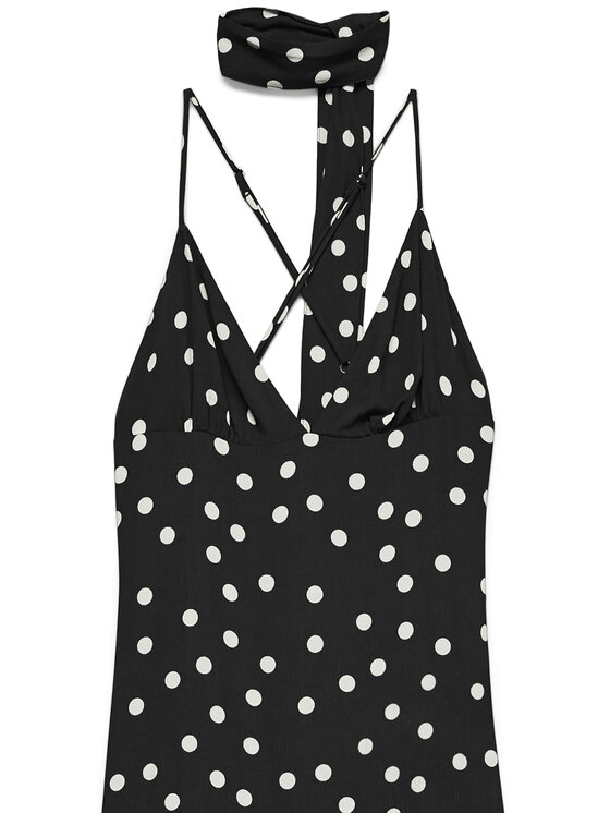 Vero Moda Vero Moda Φόρεμα καλοκαιρινό Elisa 10350647 Μαύρο Regular Fit