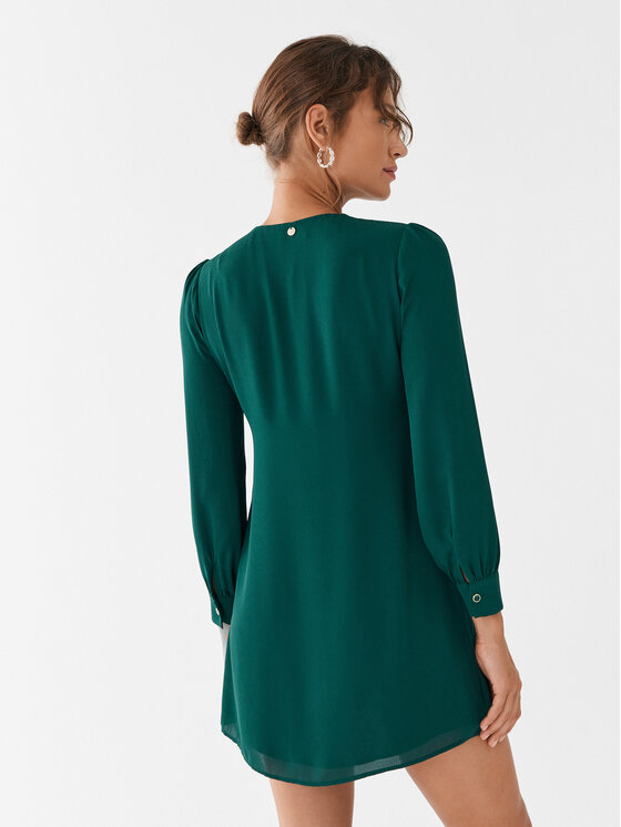 Liu Jo Liu Jo Sukienka codzienna MF3322 T0414 Zielony Regular Fit