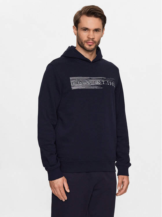 Guess Guess Μπλούζα Beau M3YQ36 KBK32 Σκούρο μπλε Regular Fit