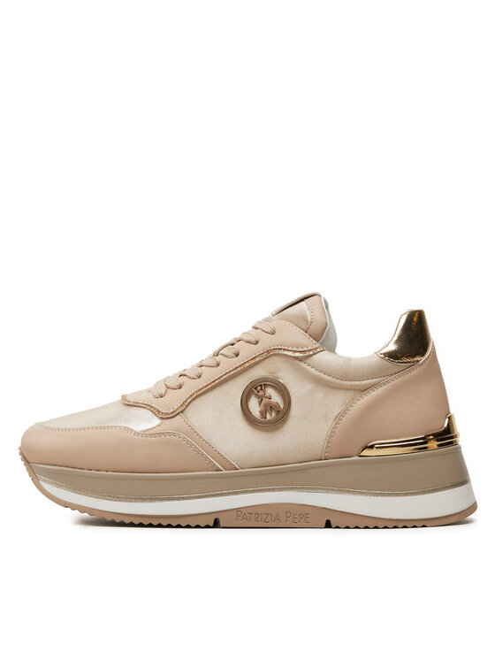 Patrizia Pepe Patrizia Pepe Sneakersy PJ268.02 Béžová