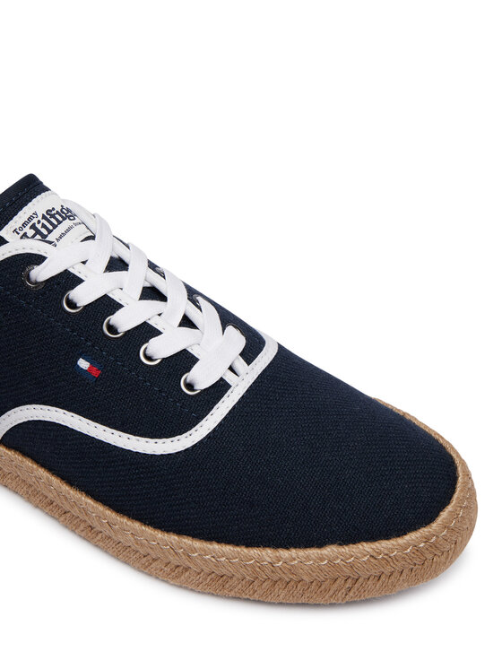 Tommy Hilfiger Tommy Hilfiger Espadrilės Th Hi Vulc Core Jutte Canvas FM0FM05872 Tamsiai mėlyna