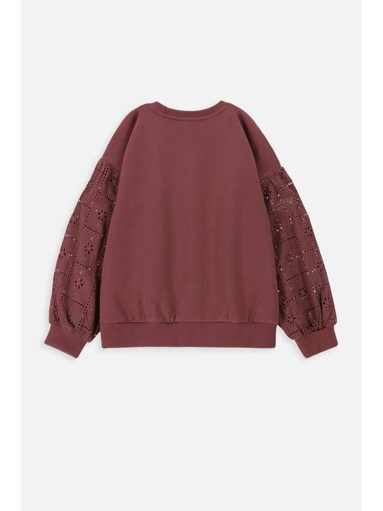 Coccodrillo Coccodrillo Bluza ZC3132103CGJ-017 Bordowy Regular Fit